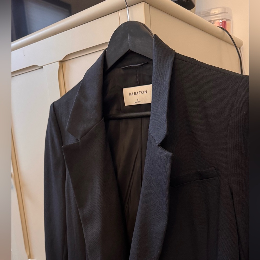 Babaton Black Blazer Dress